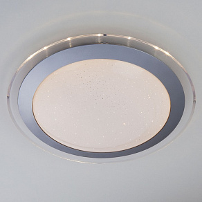 Накладной светильник Eurosvet Fusion 40002/1 LED матовое серебро