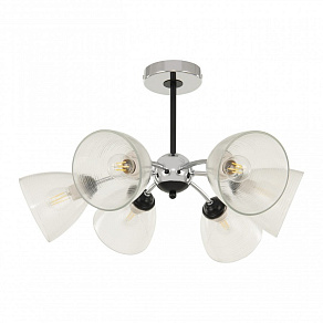 Люстра на штанге Arte Milano Napoli-329007 329007/3+3 CR.BK