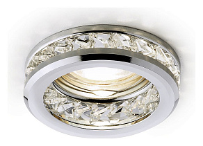 Встраиваемый светильник Ambrella Crystal K105 K105 CL/CH