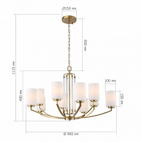 Подвесная люстра ST-Luce BRASS SL1403.303.10