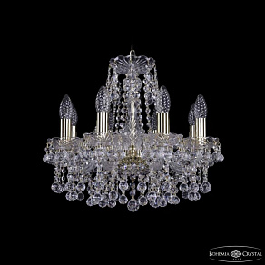 Подвесная люстра Bohemia Ivele Crystal 1409 1409/8/141 G