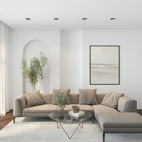 Встраиваемый светильник Denkirs FLAT DK2091-BK
