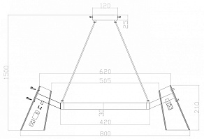 Подвесная люстра Zortes Dallas ZRS.90611.08