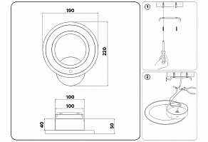 Бра Ambrella FA FA8812