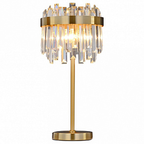 Настольная лампа декоративная ILLUMICO IL5189 IL5189-3TLS-29 BRASS MIRAGE