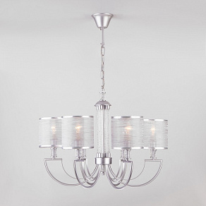 Подвесная люстра Eurosvet Licata 60099/6 серебро