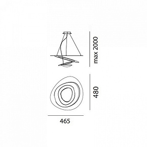 Подвесной светильник Artemide  1249020A