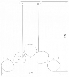 Подвесной светильник TK Lighting Lava Sabia 11111
