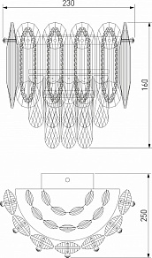 Накладной светильник Bogate's Chaleur a067823