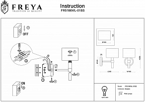 Бра Freya Lino FR5186WL-01BS