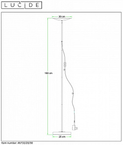 Торшер Lucide Prymus 46710/20/30