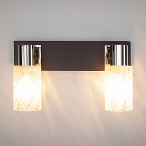 Спот Eurosvet Скарлет 20020/2 хром/венге