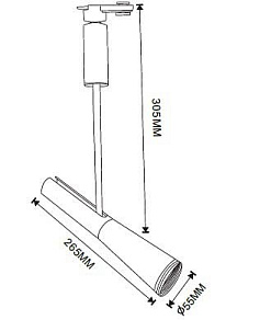 Светильник на штанге Horoz Electric 018-012 HRZ00002471