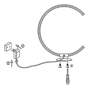Настольная лампа декоративная Globo Hyperion 68040T4