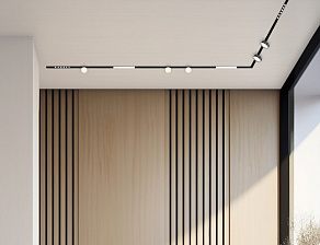 Светильник на штанге Italline Atom IT012-5028 black 3000K