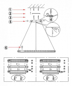 Подвесной светильник Globo Marilyn I 67039-24