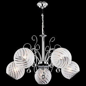 Подвесная люстра Eurosvet Lotos 30002/5 хром