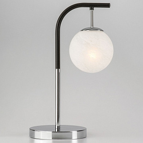 Настольная лампа декоративная Eurosvet Globe 01039/1 хром/черный
