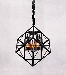 Подвесная люстра LUMINA DECO Brutte LDP 11339-4 BK