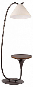 Стол журнальный с торшером Loft it Charlotte 10568F Brown