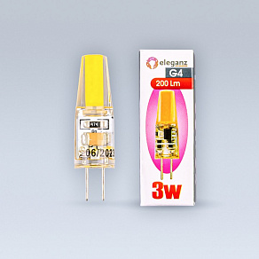 Лампа светодиодная Eleganz  G4 3Вт 3000K 1303