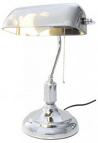 Настольная лампа декоративная LUMINA DECO Banker LDT 305 CHR