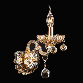 Бра Eurosvet Diamond 10052/1 золото/тонированный хрусталь Strotskis