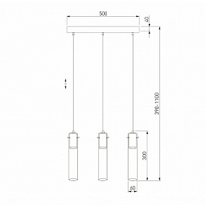 Подвесной светильник TK Lighting Look 855 Look Graphite
