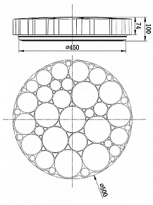 Накладной светильник Freya Marilyn FR6043CL-L72W