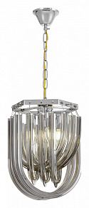 Подвесная люстра LUMINA DECO Boscone LDP 7044-300 CHR+GY