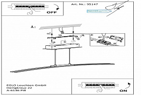 Подвесной светильник Eglo Lasana 95147
