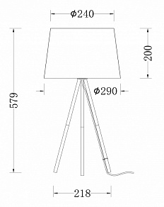 Настольная лампа декоративная Freya Sandy FR5118TL-01BS
