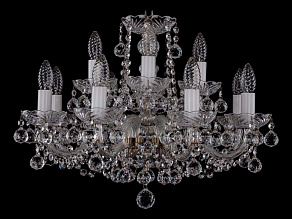 Подвесная люстра Bohemia Ivele Crystal 1402 1402/8_4/195/Pa/Balls