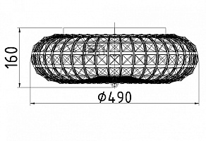 Накладной светильник Maytoni Broche DIA902-06-N