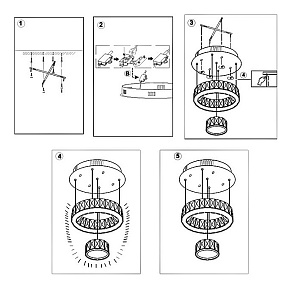 Подвесной светильник Globo Amur 49350D1