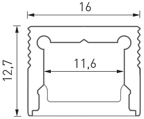 Профиль встраиваемый DesignLed LS 00-00010363