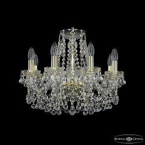 Подвесная люстра Bohemia Ivele Crystal 1409 1409/8/160 G