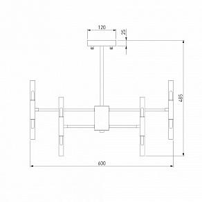 Люстра на штанге Bogate's Bastone 345 Smart
