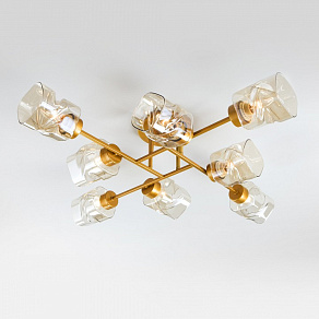 Потолочная люстра Eurosvet Hilari 30165/8 перламутровое золото