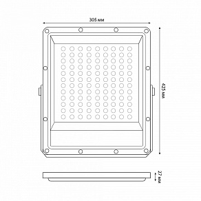 Настенно-потолочный прожектор Uniel ULF-F51D UL-00012761