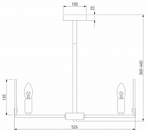 Люстра на штанге Eurosvet Marble 60158/5 латунь