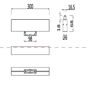Накладной светильник Maytoni BASIS TR012-2-12W3K-W