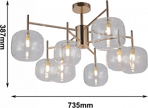 Люстра на штанге F-promo Beaker 2976-8P