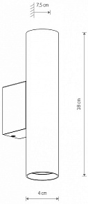 Бра Nowodvorski Fourty Wall M 10754