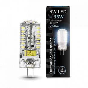 Лампа светодиодная Gauss 2077 G4 3Вт 4100K 207707203