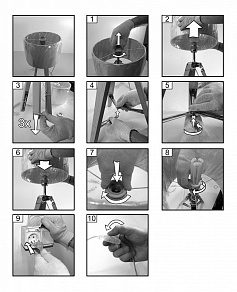 Настольная лампа декоративная Eglo Lantada 94325