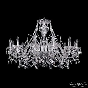 Подвесная люстра Bohemia Ivele Crystal 1411 1411/12/360 Ni