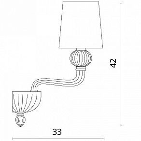 Бра Divinare Bilancia 1154/02 AP-1