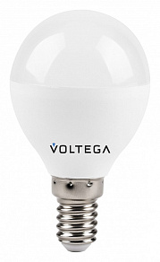 Лампа светодиодная Voltega Globe 10W E14 10Вт 4000K VG2-G45E14cold10W