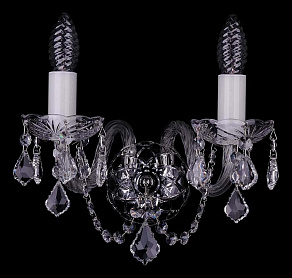 Бра Bohemia Ivele Crystal 1400 1402B/2/141Ni/Leafs